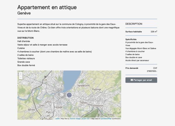 Site internet Immobilier - rÃ©fÃ©rence web Pixinside